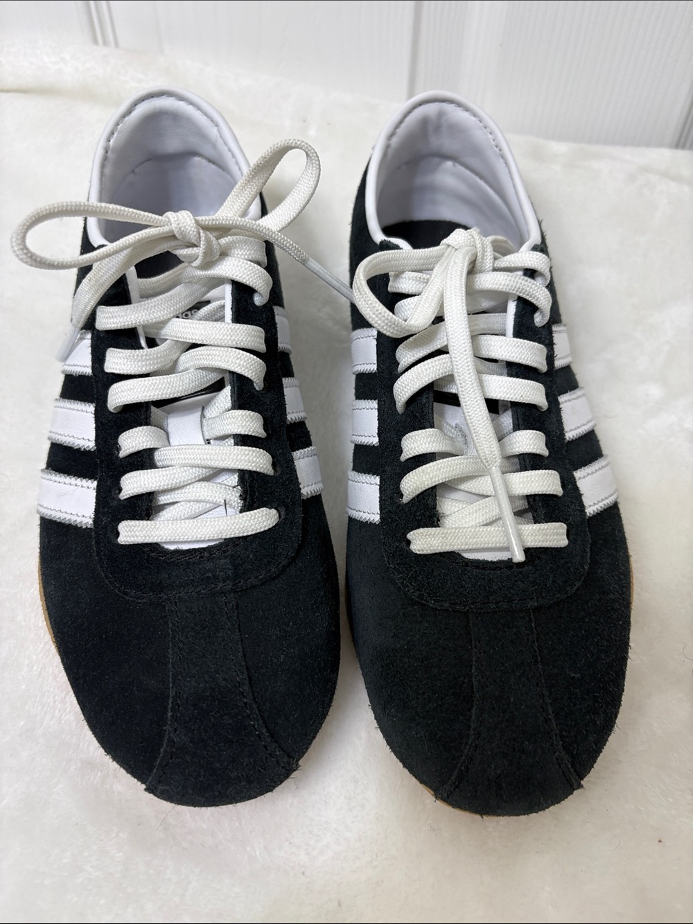 adidas Tokyo Black White Gum Women's Sneakers - Picture 3 of 6